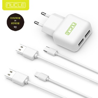 ��Ŭ 2.1A 2��Ʈ ������ ������ // ���̺�����